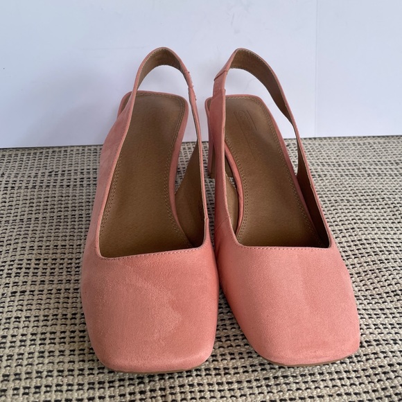 ASOS Sling back pumps pink blush size 6 - Picture 2 of 10